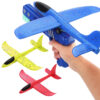 Airplane Launcher Toys, 2 Flight Modes 3 Pack Foam Glider Catapult Plane Toy, Outdoor Flying Toy Party Supplies for Boys Girls Age 4 5 6 7 8 9 10 Years Old