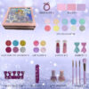 Kids Makeup Kit, Washable Non Toxic Real Cosmetic Toy Beauty Set with Nail Polish for Little Princess, Birthday Toys Gift for 5 6 7 8 9 10 Year Old Girls, Pink - Image 2
