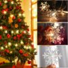 Christmas Snowflake Lights, 19.7FT 40 LED Fairy Lights, Battery Operated Twinkle Lights for Xmas Tree Bedroom Party Indoor Outdoor Christmas Decorations (Warm White) - Image 2