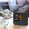 LED Snooze Alarm Clock with Weather Station, Digital Projection Clock for Bedrooms, Indoor Outdoor Thermometer with Temperature Humidity Time Date Display and UBS Charger - Image 2