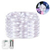 66 Feet 200 LED Fairy Lights with Remote Timer, Battery Operated Twinkle String Lights for Bedroom, Garden, Party, Christmas Indoor and Outdoor Decors Cool White