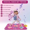 Kids Dance Toy, Electronic Dancing Mat with LED Lights, Musical Dance Pad Party Game Toy for 3 4 5 6 7 8 9 10 Years Old Boys Girls, Purple - Image 2