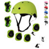 Kids Bike Helmet Set, Kids Helmet Elbow Pads and Wrist Guards Adustable fro 3-10 Years Boys and Girls, Protective Gear Set for Roller Skates Cycling Bike Rollerblading Scooter Riding Sports