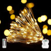 33 Feet 100 LED Fairy Lights with Remote Timer, Battery Operated Twinkle String Lights for Bedroom, Garden, Party, Christmas Indoor and Outdoor Decors Warm White