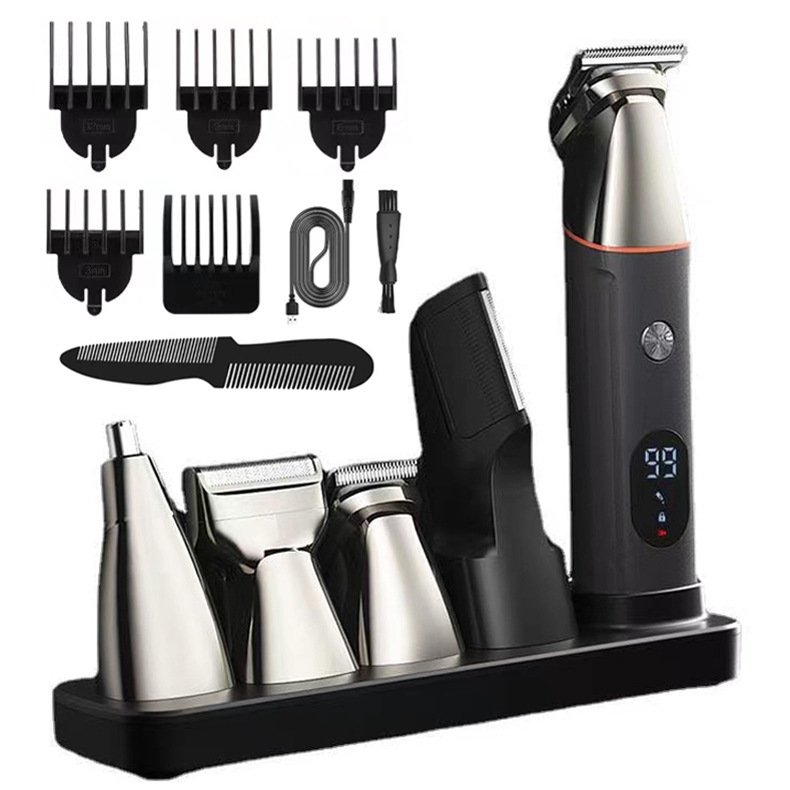 Electric Razor Shavers, Cordles Body Groomer for Men, Groin, Pubic & Ball Hair Trimmer No-Nick, Waterproof Nose Hair Trimmer Grooming Kit